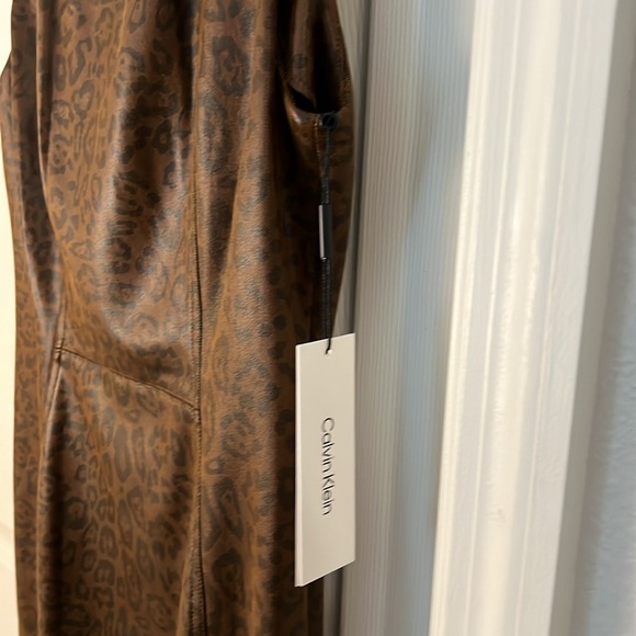 Leopard print Calvin Klein dress - Picture 3 of 5